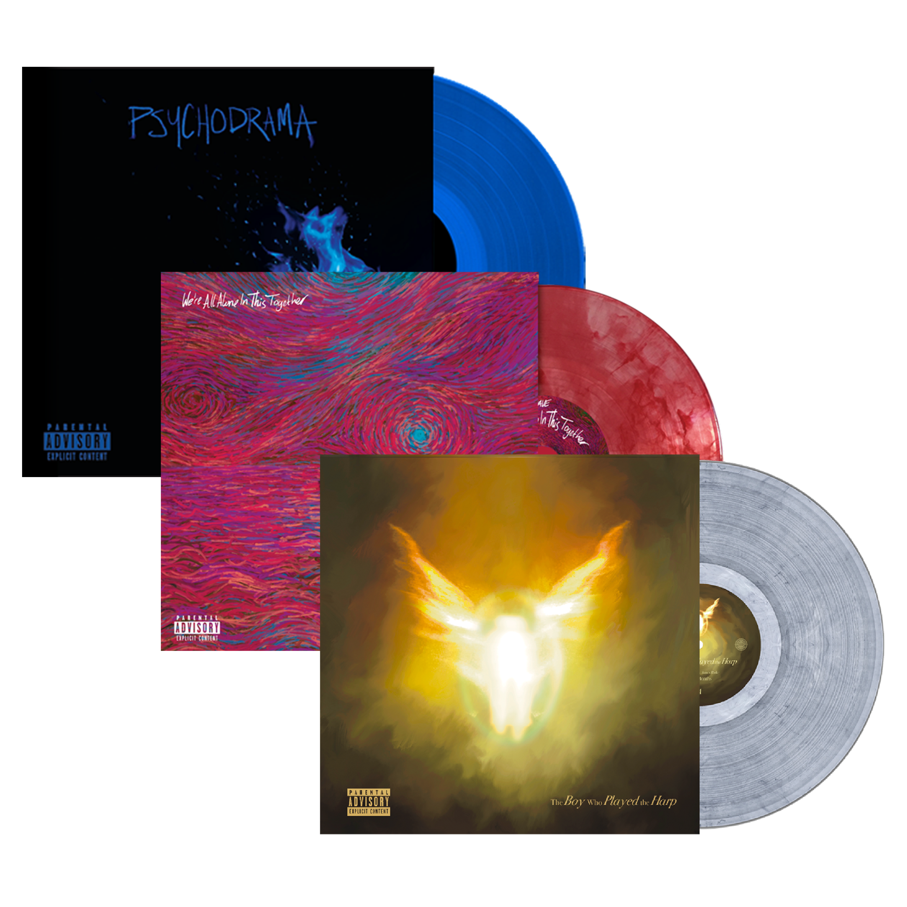 The Boy Who Played the Harp Exclusive Silver Marbled 2LP Vinyl, We