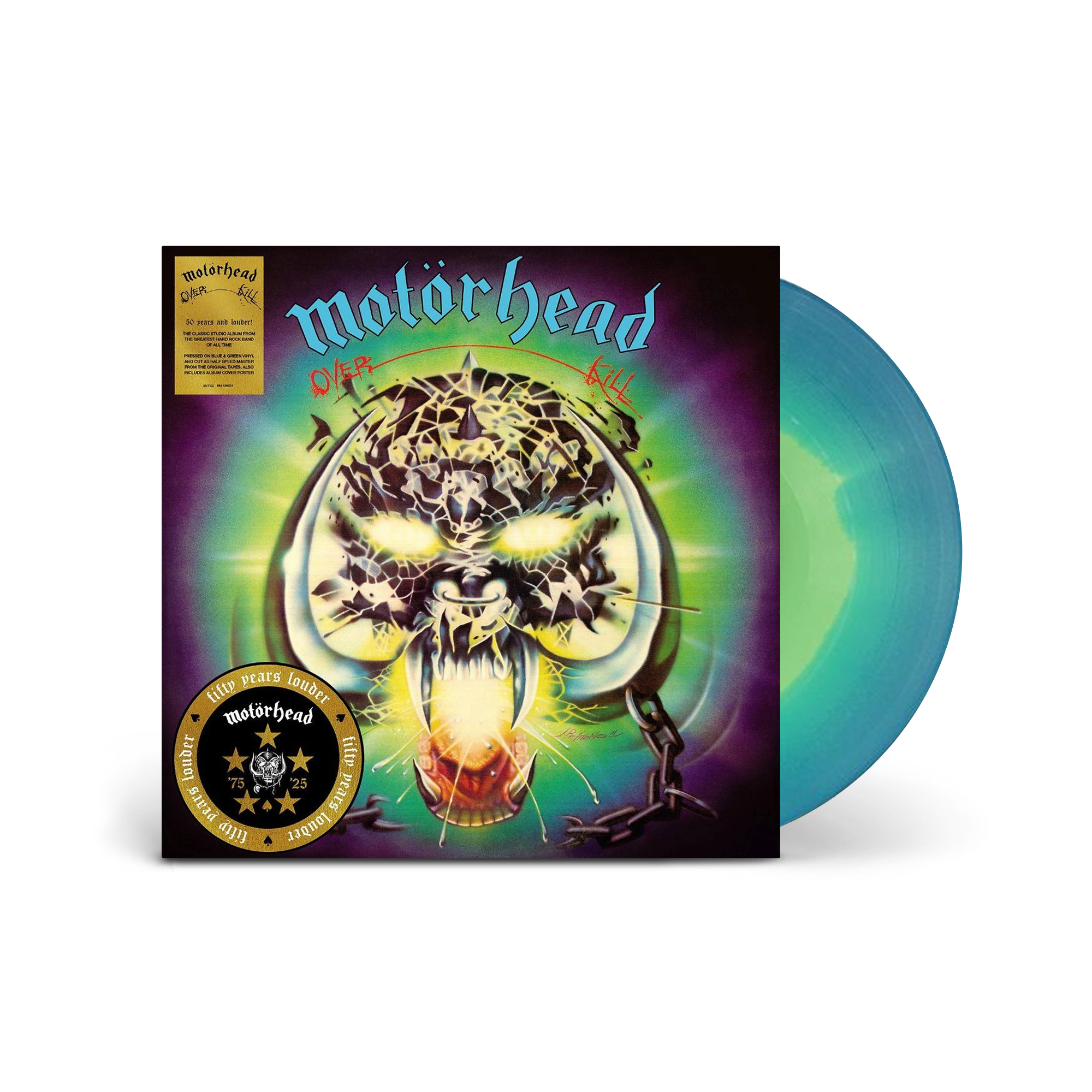 Overkill (50th Anniv.Turquoise & Blue Splatter LP) - Bravado Overkill (50th Anniv.Turquoise & Blue Splatter LP) - Bravado