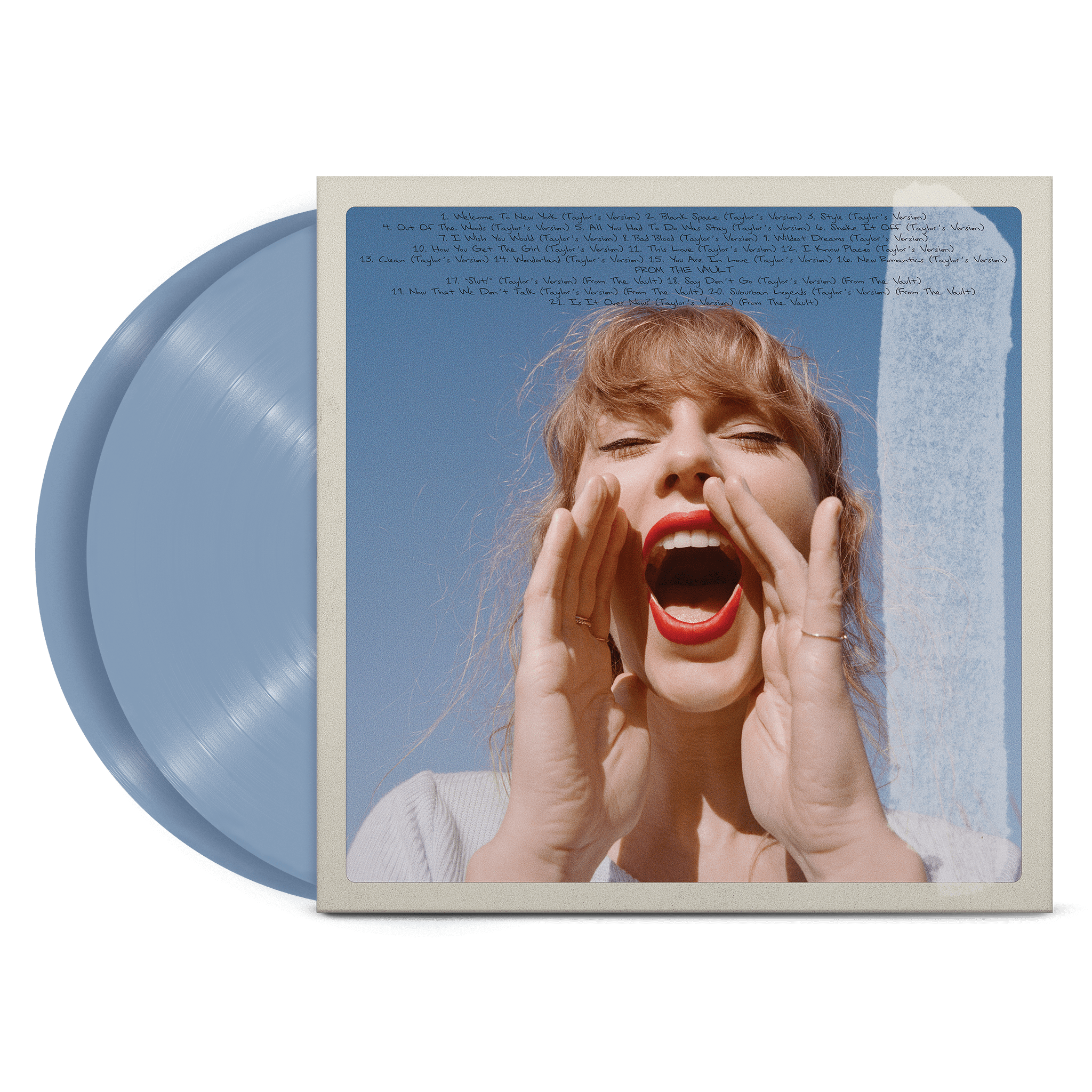 1989 (Taylor's Version) Crystal Skies Blue Vinyl - Bravado