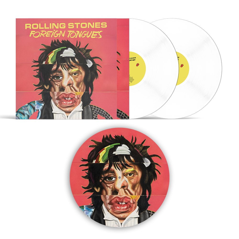The Rolling Stones つなぎ ヒッコリーストライプ【Lサイズ】 The Rolling Stones - Foreign Tongues Store Exclusive White Vinyl