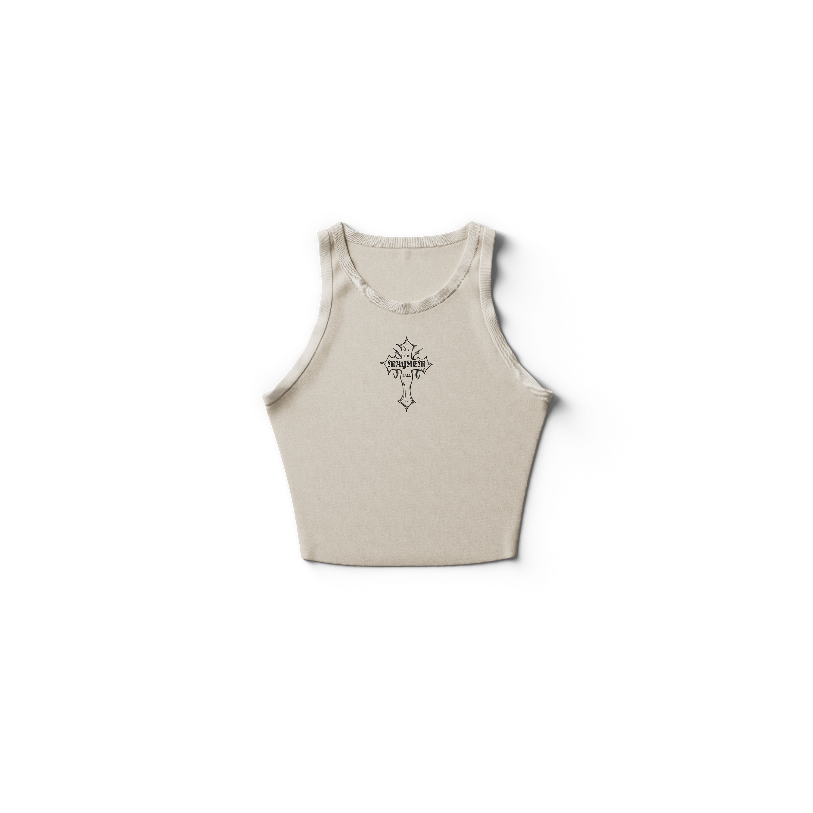 MAYHEM Cross Cropped Tank - Bravado