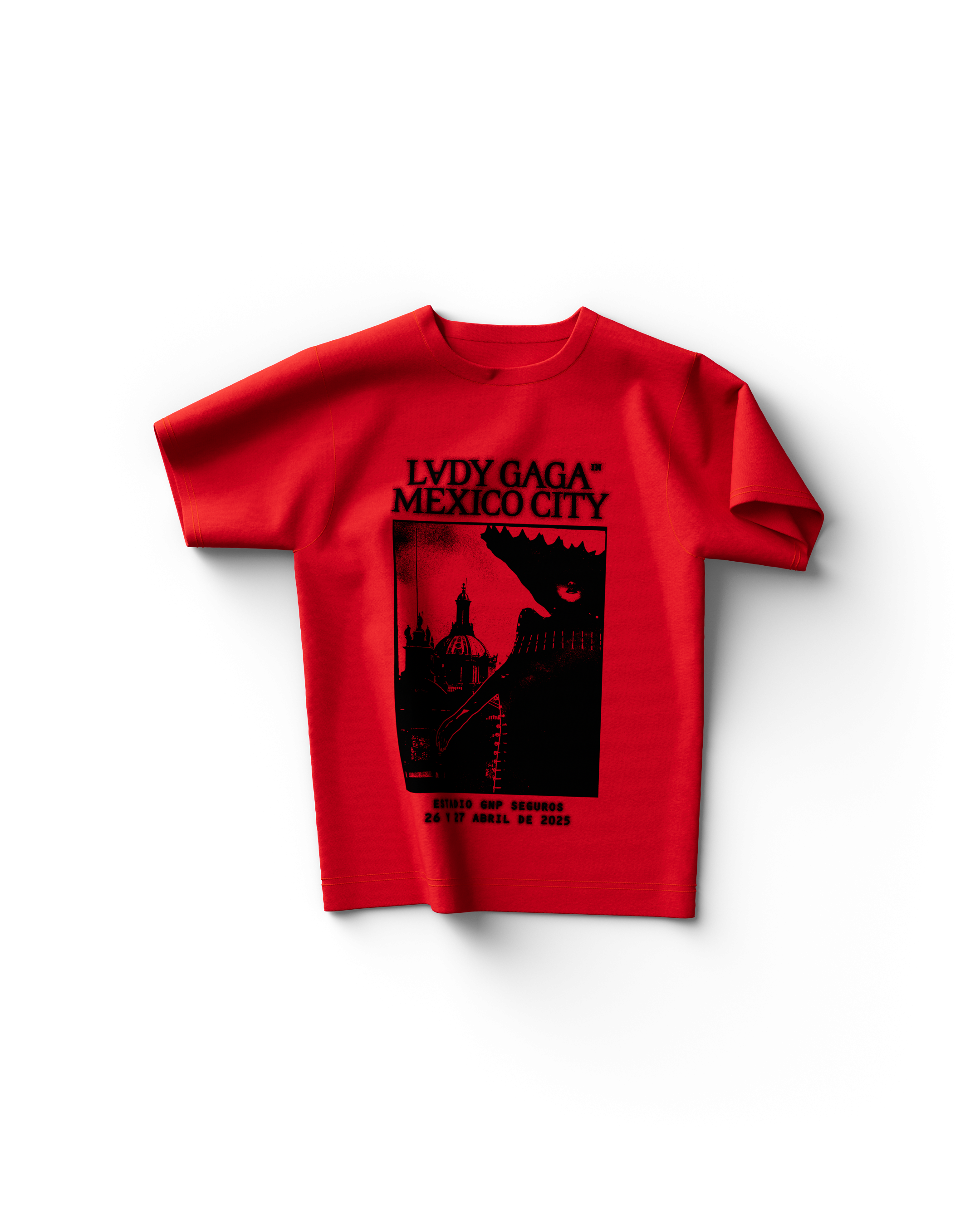 Lady Gaga - Red CDMX T-Shirt - Bravado