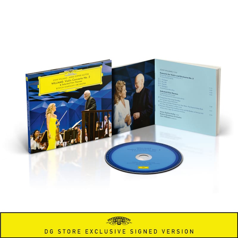 Violin Concerto No.2 & Selected Film Themes von John Williams / Anne-Sophie Mutter / Boston Symphony Orchestra - CD + Signiertes Booklet jetzt im Bravado Store