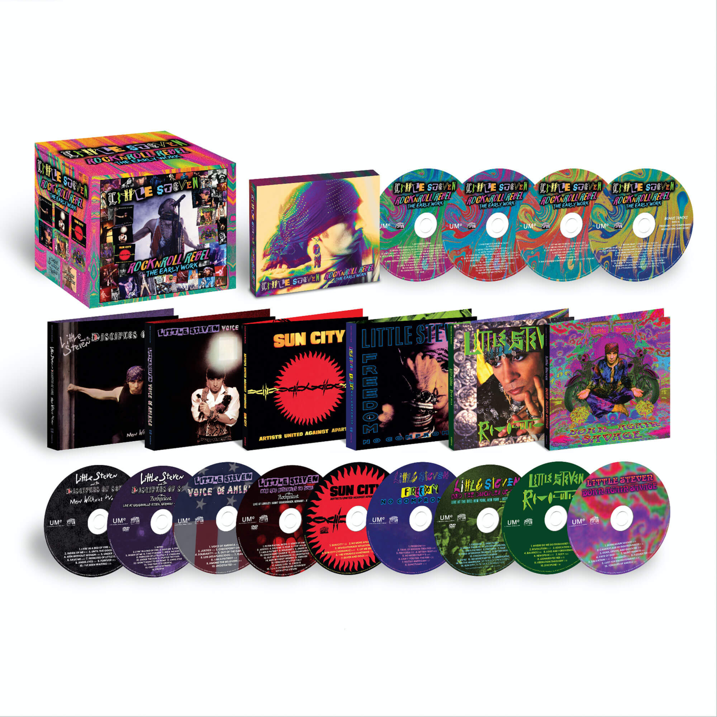 Bravado Rock N Roll Rebel The Early Work Career Boxset (Ltd. Edition  10CD/3DVD) Little Steven  The Disciples Of Soul Boxset