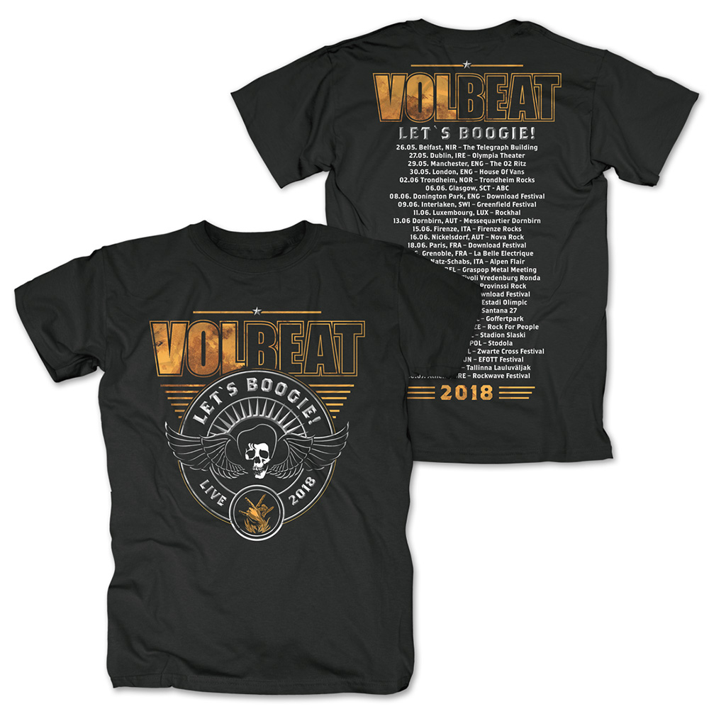 Bravado Lets Boogie 2018 Volbeat T Shirt