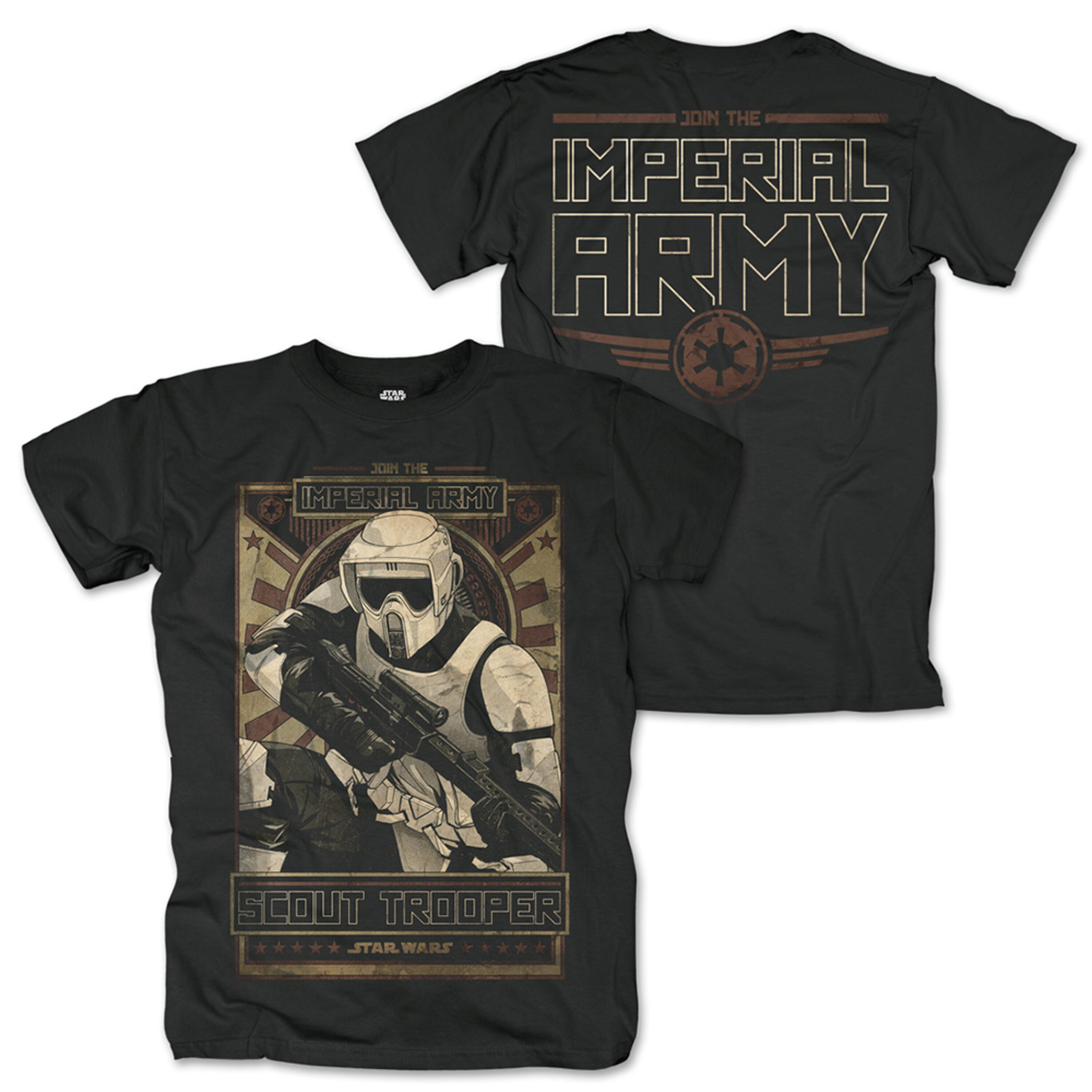 GOZOO Star Wars T-Shirt Herren Imperial Stormtrooper Military grün