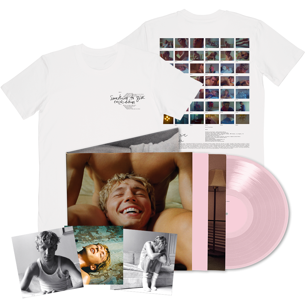 Bravado - Something To Give Each Other - Troye Sivan - Exclusive Deluxe  Gatefold Vinyl + T-Shirt + Signed Postcard