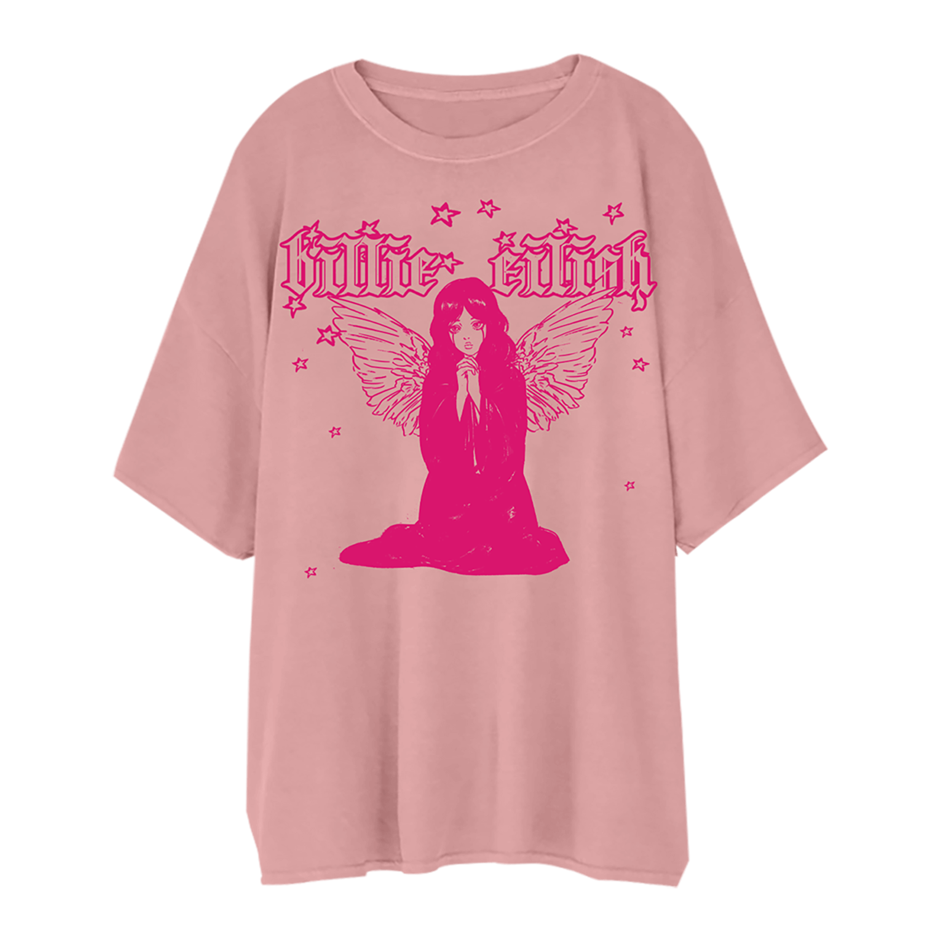 Bravado Beloved Pink Billie Eilish T Shirt Dress