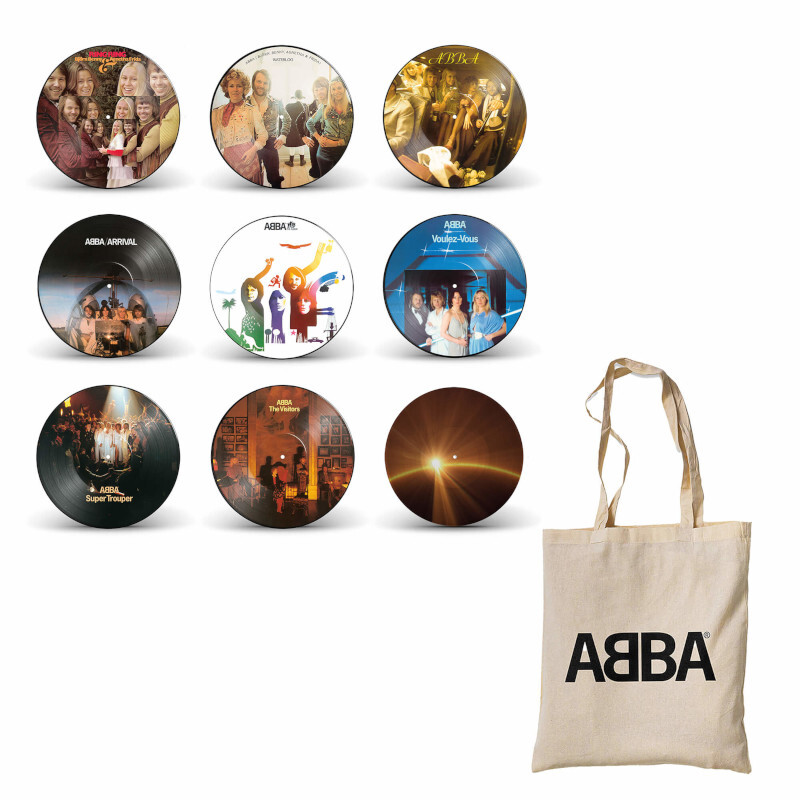 ABBA - 9LP Studio Album Picture Disc Bundle (incl. Voyage) von ABBA - 9LP Picture Disc Bundle + Tragetasche jetzt im Bravado Store