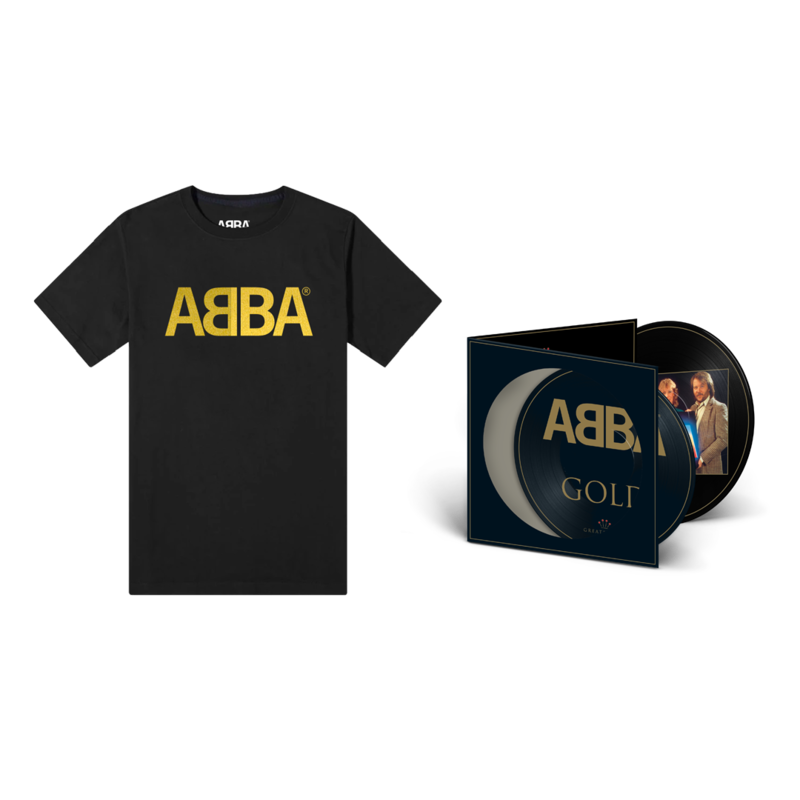 Gold (30th Anniversary) von ABBA - 2LP Picture Disc + Logo T-Shirt jetzt im Bravado Store