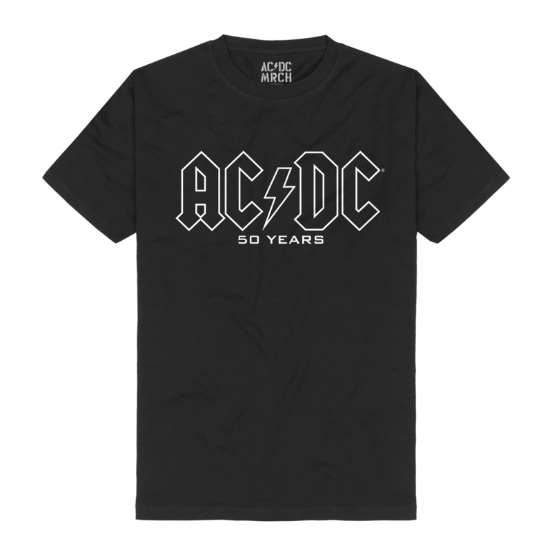 50 Years Logo History von AC/DC - T-Shirt jetzt im Bravado Store