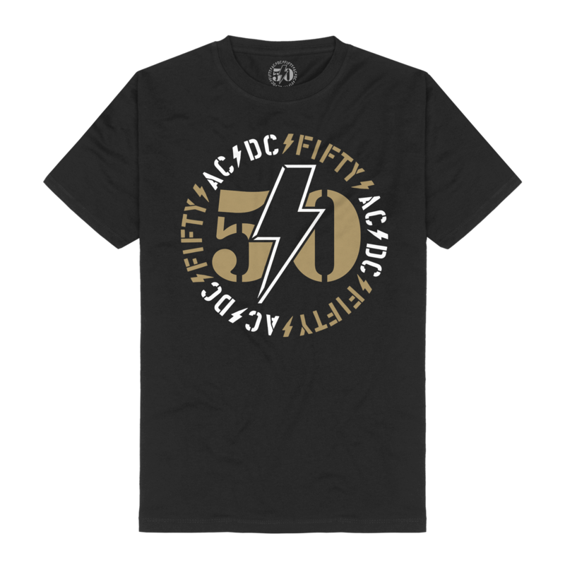 Fifty Bolt Emblem von AC/DC - T-Shirt jetzt im Bravado Store