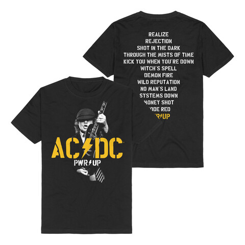PWRUP Angus Tracklist von AC/DC - T-Shirt jetzt im Bravado Store