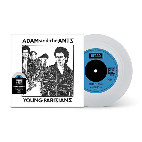 Young Parisians / Lady von Adam And The Ants - Limited Translucent 7″ Vinyl jetzt im Bravado Store