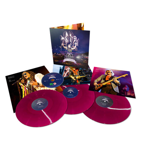 Rocks Donington 2014 (Ltd. Coloured 3LP+DVD) von Aerosmith - 3LP Coloured jetzt im Bravado Store