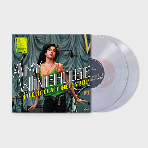 Live At Glastonbury 2007 von Amy Winehouse - Exclusive Limited Crystal Clear Vinyl 2LP jetzt im Bravado Store