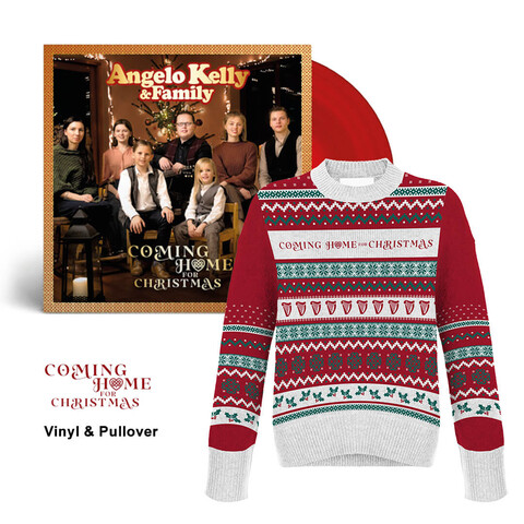 Coming Home For Christmas (Ltd. X-Mas Vinyl Bundle) von Angelo Kelly & Family - LP + Weihnachtspulli jetzt im Bravado Store