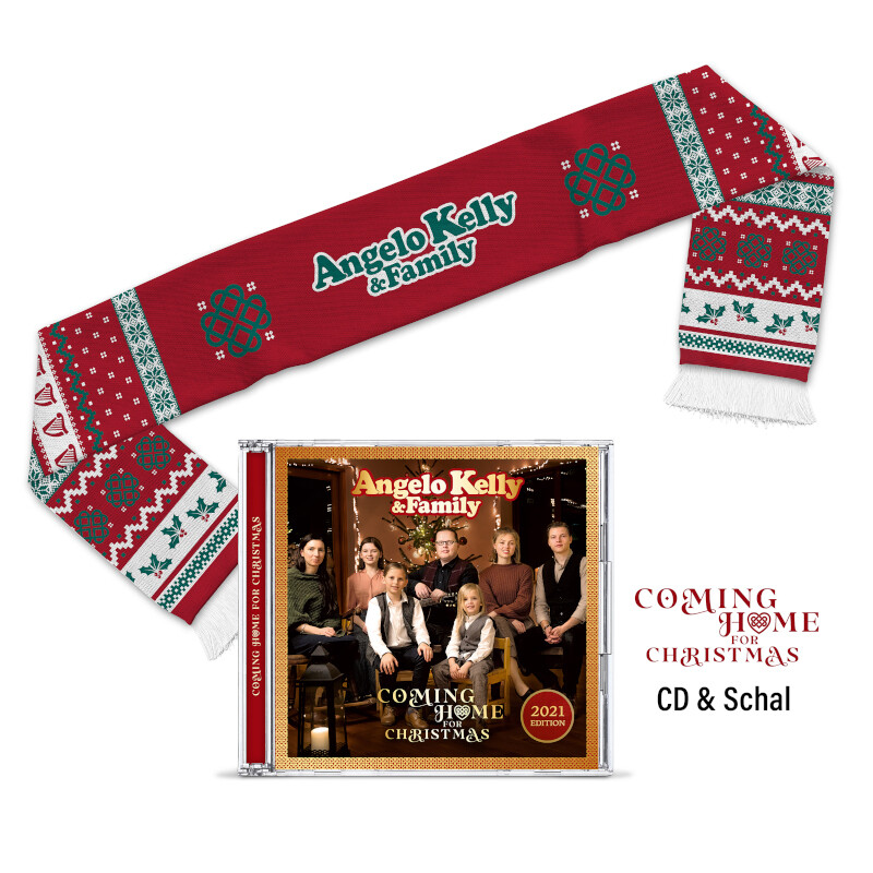 Coming Home For Christmas - X-Mas Bundle von Angelo Kelly & Family - CD + Weihnachtsschal jetzt im Bravado Store