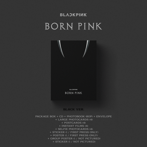 BORN PINK von BLACKPINK - Box Set - Black Complete Edition jetzt im Bravado Store
