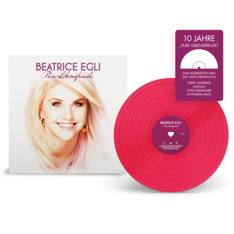 Pure Lebensfreude von Beatrice Egli - Pink Vinyl jetzt im Bravado Store