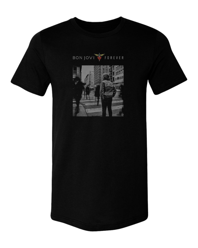 Album Cover Tee in Black von Bon Jovi - T-Shirt jetzt im Bravado Store