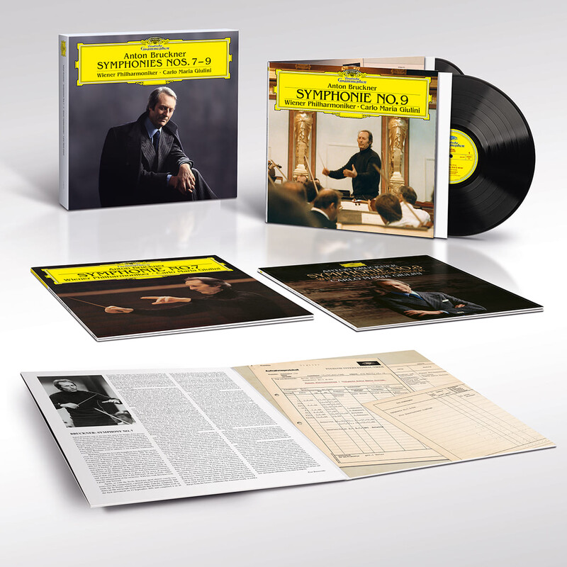 Bruckner: Sinfonien Nr. 7 - 9 von Carlo Maria Giulini & Wiener Philharmoniker - Limitierte Nummerierte 6LP Box jetzt im Bravado Store