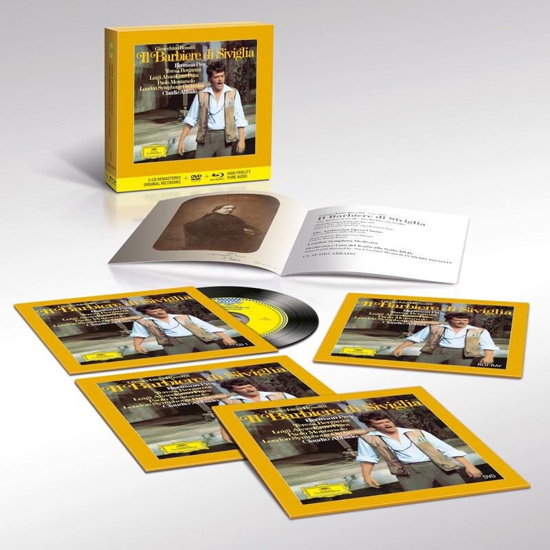 Gioachino Rossini - Il Barbiere Di Siviglia von Claudio Abbado & London Symphony Orchestra - 2CD + DVD + BluRay Audio Disc jetzt im Bravado Store