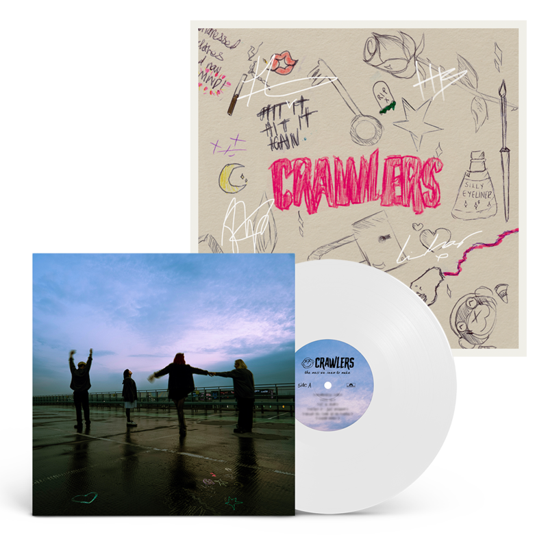 The Mess We Seem To Make von Crawlers - White Vinyl LP + Signed Card jetzt im Bravado Store