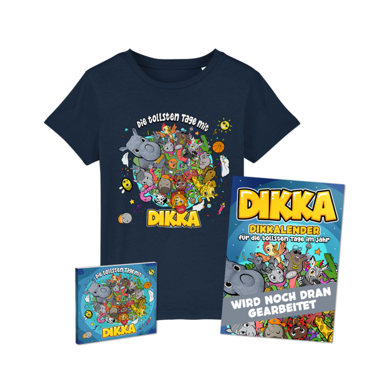 Die tollsten Tage mit DIKKA - Fan Bundle von DIKKA - CD + Kids Shirt + Calendar jetzt im Bravado Store