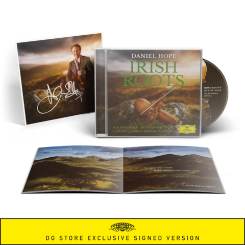 Irish Roots von Daniel Hope - CD + signierte Art Card jetzt im Bravado Store
