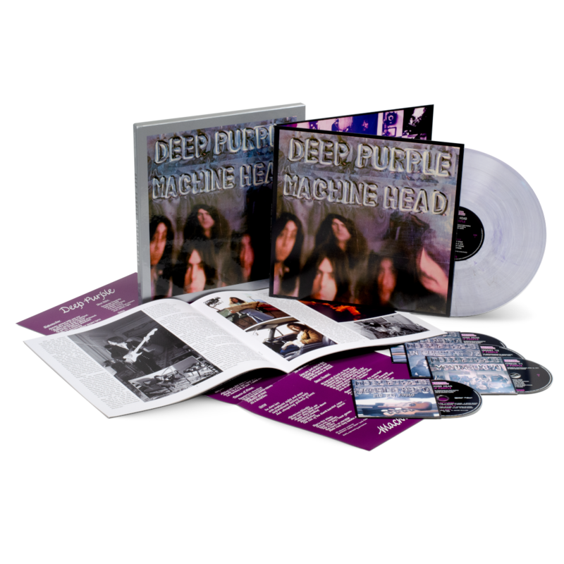 Machine Head 50 (Deluxe) von Deep Purple - LP + 3CD + 1 Blu Ray Audio - Deluxe Boxset jetzt im Bravado Store