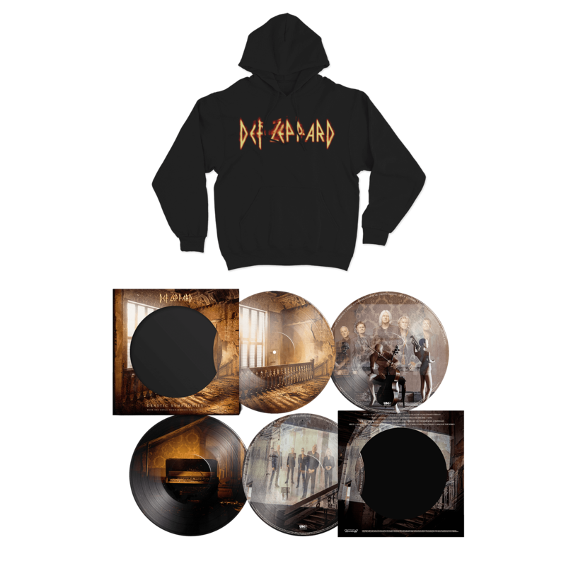 Drastic Symphonies von Def Leppard with The Royal Philharmonic Orchestra - Hoodie + Exclusive Limited Picture Disc 2LP jetzt im Bravado Store
