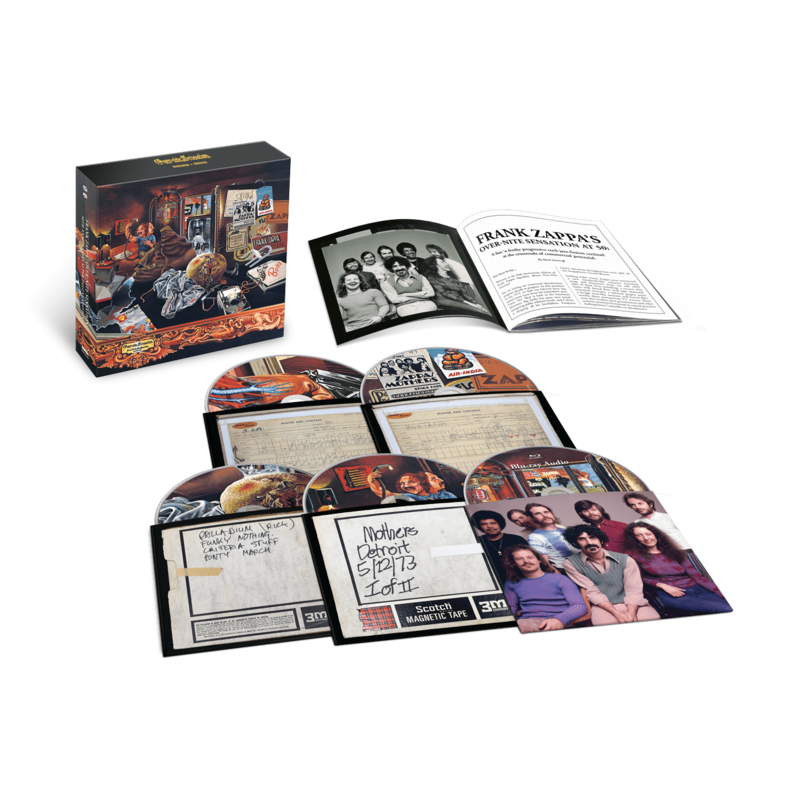 Over-Nite Sensation 50th von Frank Zappa - 4CD + Blu-Ray Super Deluxe jetzt im Bravado Store