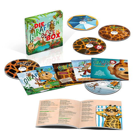 Die Giraffenaffen Box (Limitierte 5 CD Box) von Giraffenaffen - Boxset jetzt im Bravado Store