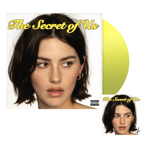 The Secret of Us von Gracie Abrams - Yellow Vinyl + Signed Art Card jetzt im Bravado Store