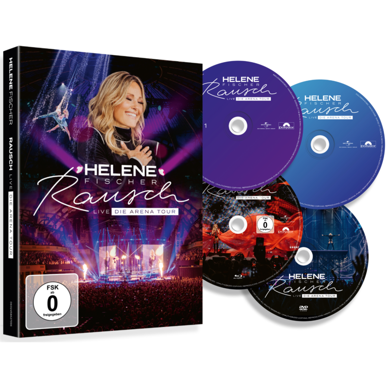 Rausch Live (Die Arena Tour) von Helene Fischer - 2CD/DVD/BluRay jetzt im Bravado Store