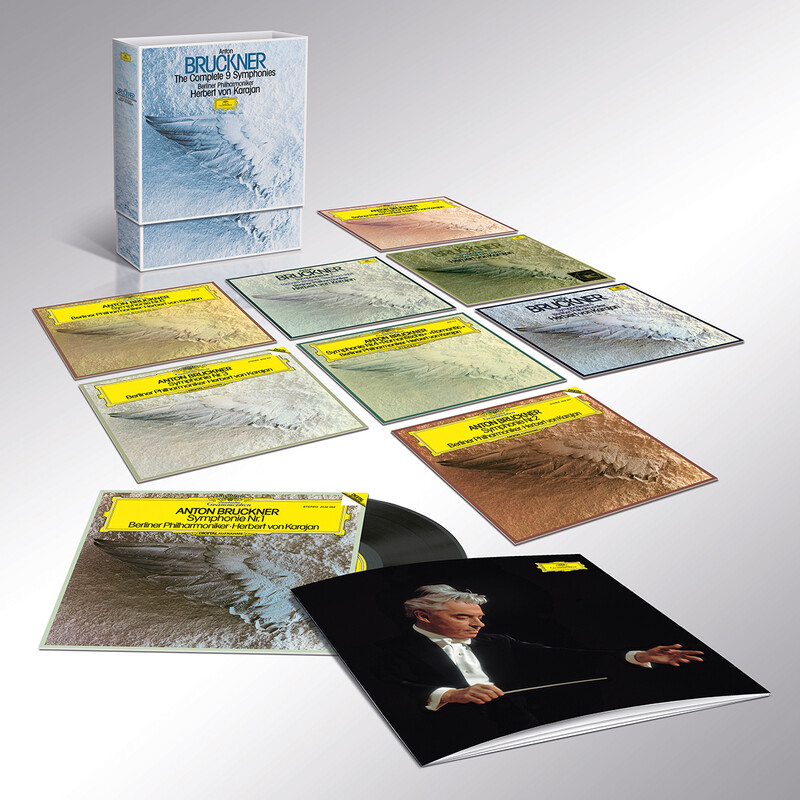 Anton Bruckner: Sämtliche 9 Sinfonien von Herbert von Karajan & Die Berliner Philharmoniker - 17-LP-Set jetzt im Bravado Store
