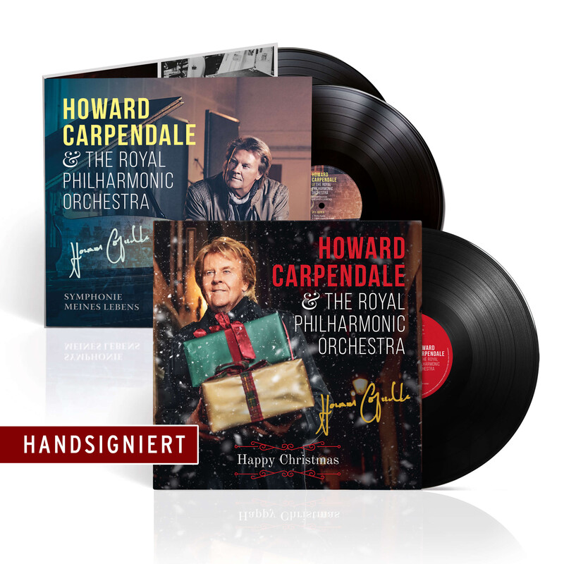 Symphonie meines Lebens 1+2 / Happy Christmas von Howard Carpendale - Signiertes 3LP Vinyl Bundle jetzt im Bravado Store