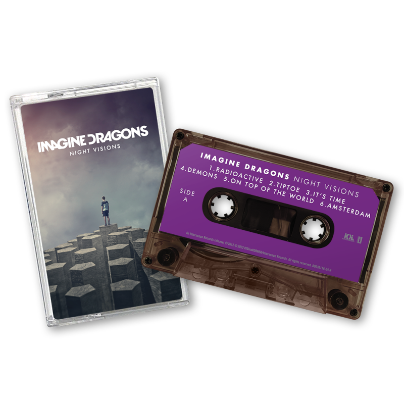 Night Visions (10th Anniversary) von Imagine Dragons - Exclusive Cassette jetzt im Bravado Store