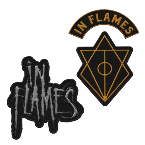 Logos von In Flames - Aufnäher 3er Set jetzt im Bravado Store
