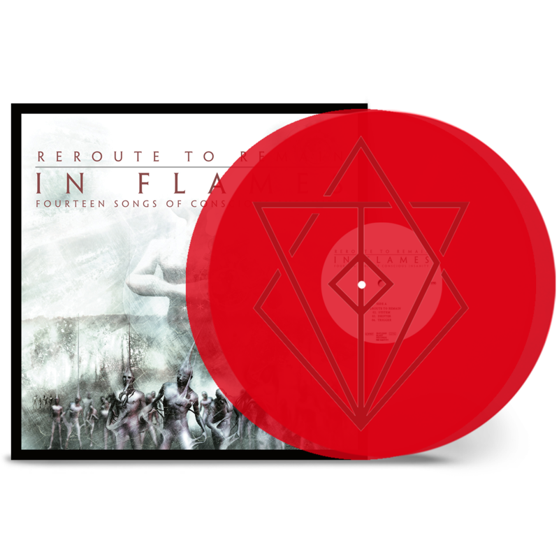 Reroute to Remain von In Flames - 2LP 180g - Transparent Red (Side D - Etched) jetzt im Bravado Store