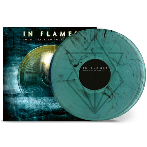Soundtrack to Your Escape von In Flames - Ltd. 2LP 180g - Transparent Turquoise Black Smoke (Side D - Etched) (Band exclusive) jetzt im Bravado Store