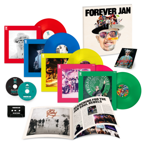Forever Jan (25 Jahre Jan Delay) von Jan Delay - Ltd. signierte Fanbox + ltd. MC "Forever Jan - The Lost Demos" jetzt im Bravado Store