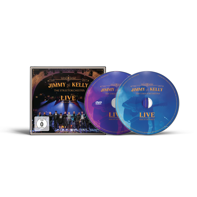 Live - Back on the Street von Jimmy Kelly - CD + DVD (Ltd. Edt.) jetzt im Bravado Store