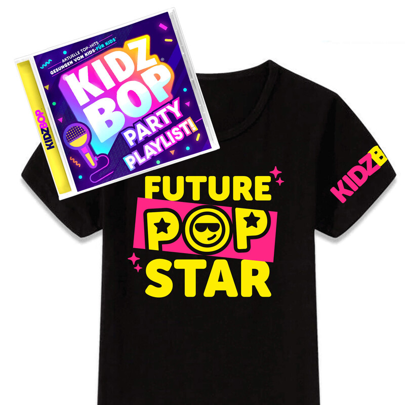 KIDZ BOP Party Playlist (Tolles Bundle: CD + T-Shirt) von KIDZ BOP Kids - CD Bundle jetzt im Bravado Store