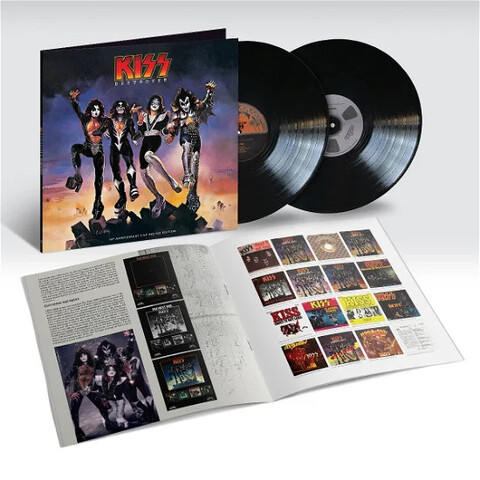 Destroyer 45 von Kiss - Deluxe Edition 2LP 180g Black Vinyl jetzt im Bravado Store