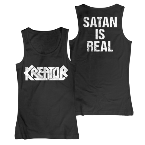 Logo - Satan Is Real von Kreator - Girlie Tank Top jetzt im Bravado Store
