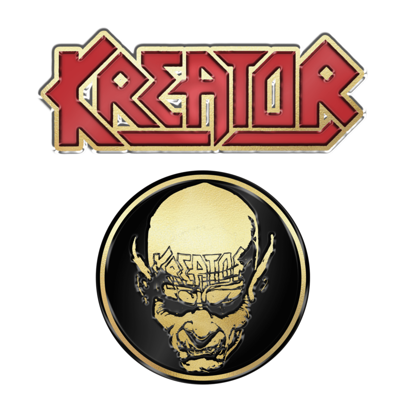 Skull n Logo von Kreator - 2er Pin Set jetzt im Bravado Store