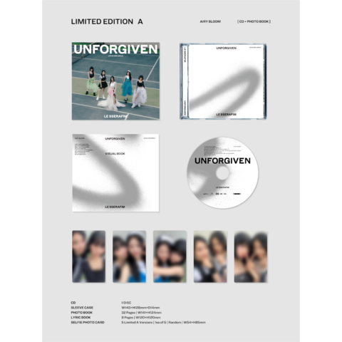 Unforgiven Ltd. Edt. A (Japan Single + Photobook) von LE SSERAFIM - CD jetzt im Bravado Store