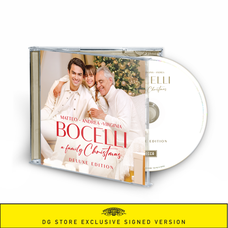 A Family Christmas von Matteo Bocelli, Andrea Bocelli, Virginia Bocelli - CD - Deluxe Edition + signierte Art Card jetzt im Bravado Store